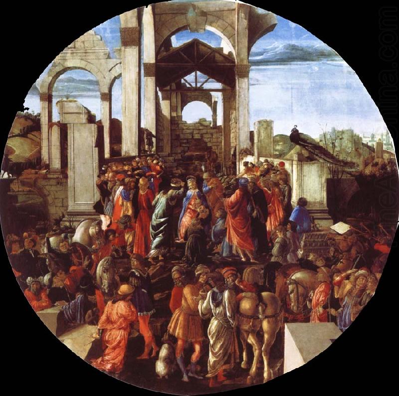 The adoration of the Konige, Sandro Botticelli